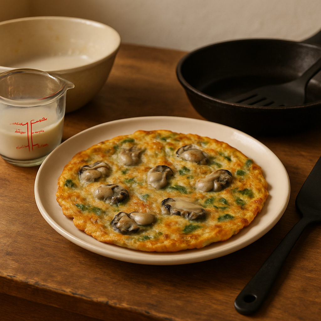 Korean Oyster Pancake