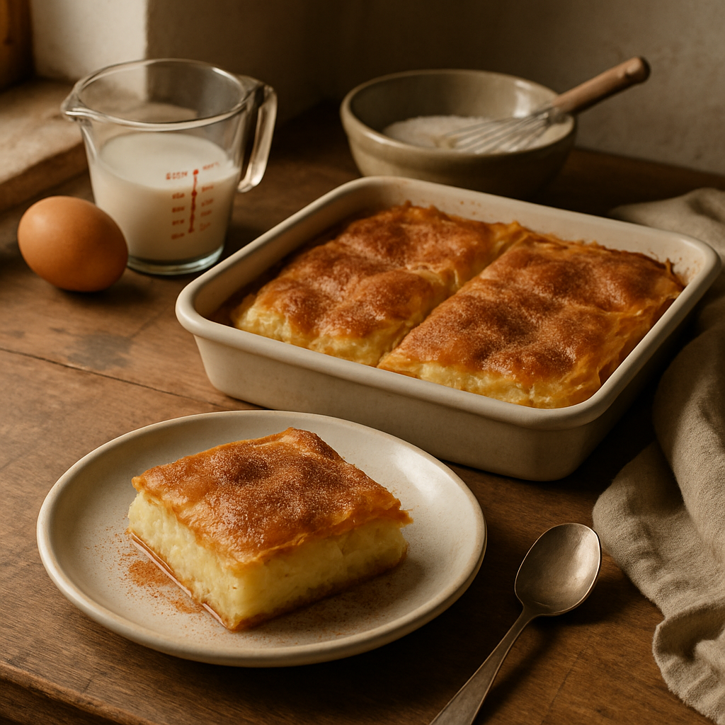 Kremalı Bougatsa