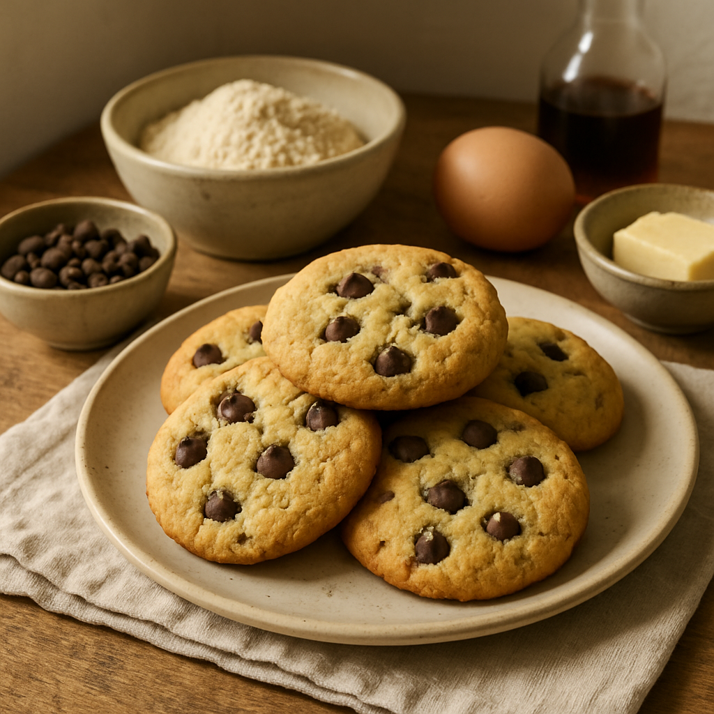Kokosmehl-Schoko-Cookies