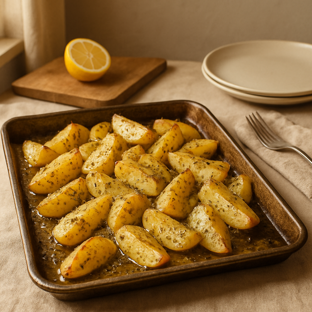 Greek Lemon Potatoes