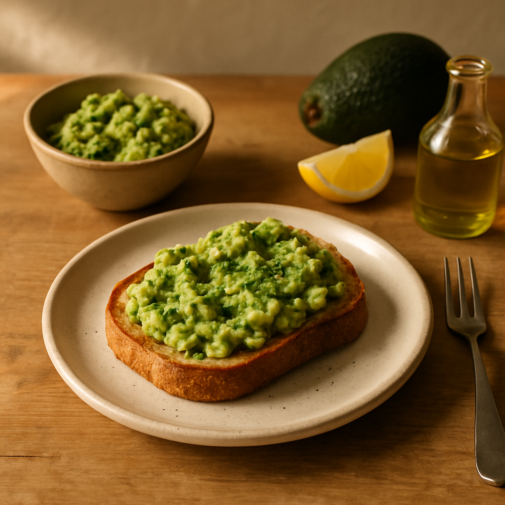 Smashed Avocado with Dill