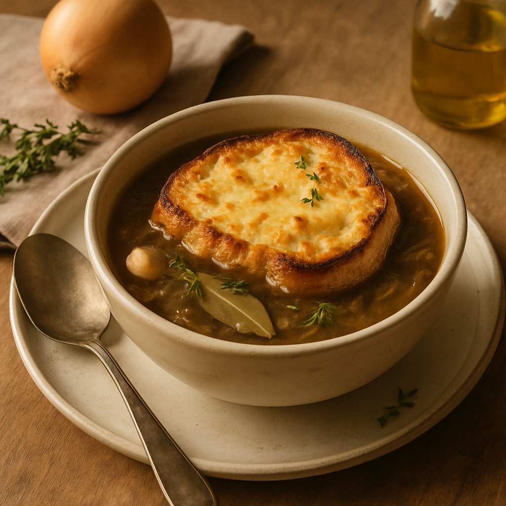 Französische Zwiebelsuppe