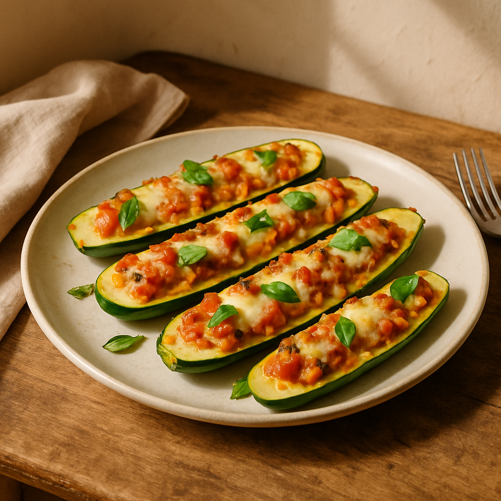 Stuffed Zucchini Boats