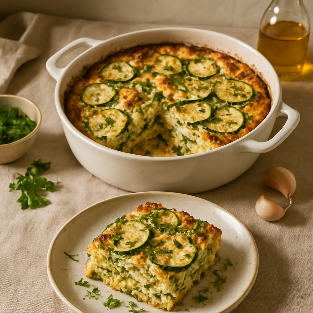 Baked Zucchini and Feta Casserole