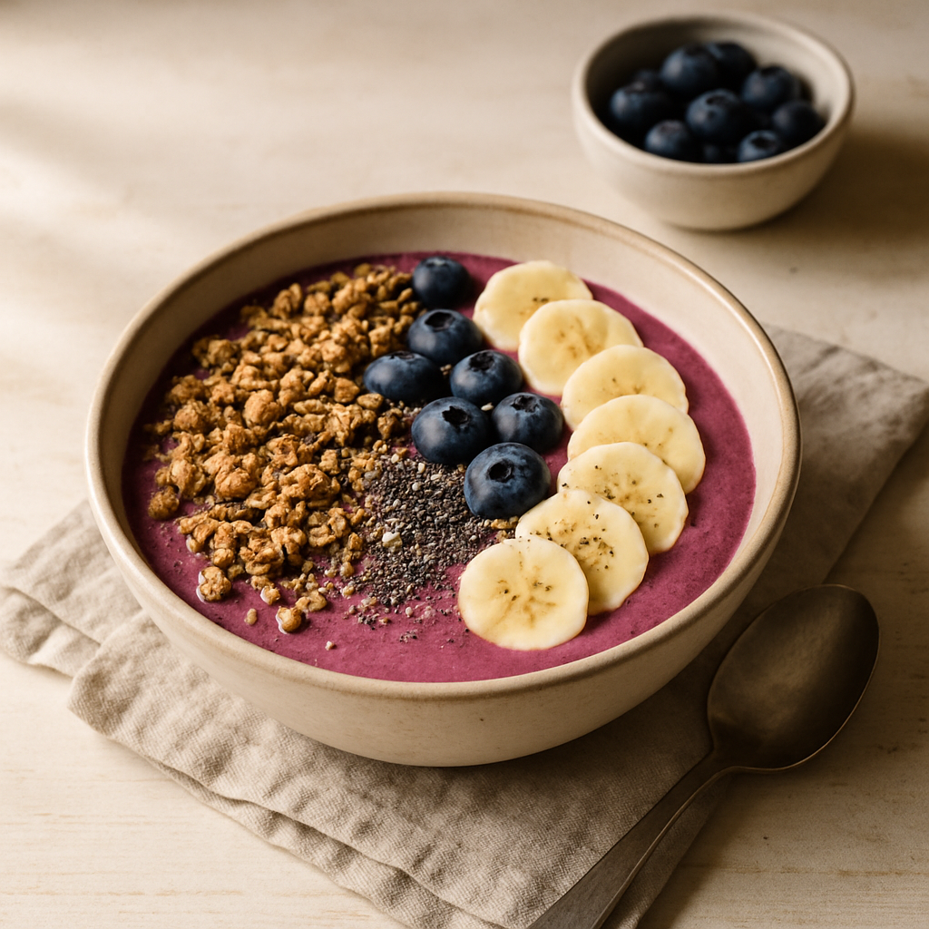 Granolalı Smoothie Kasesi