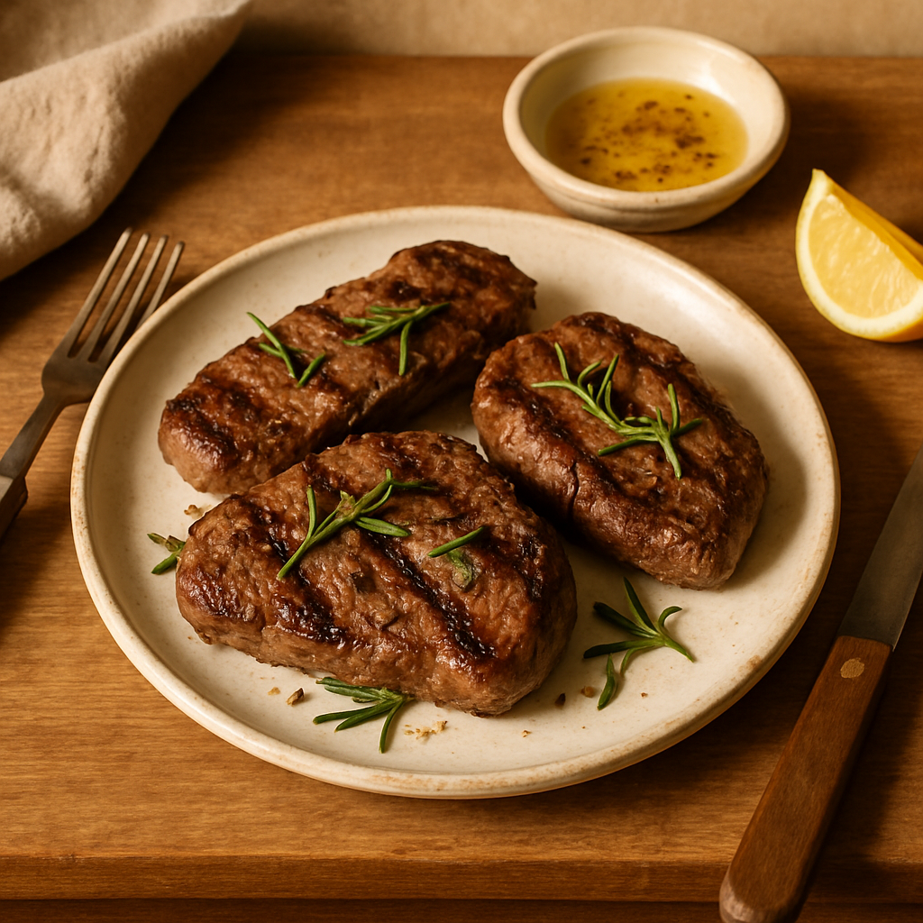 Gegrillte Wildsteaks mit Rosmarin
