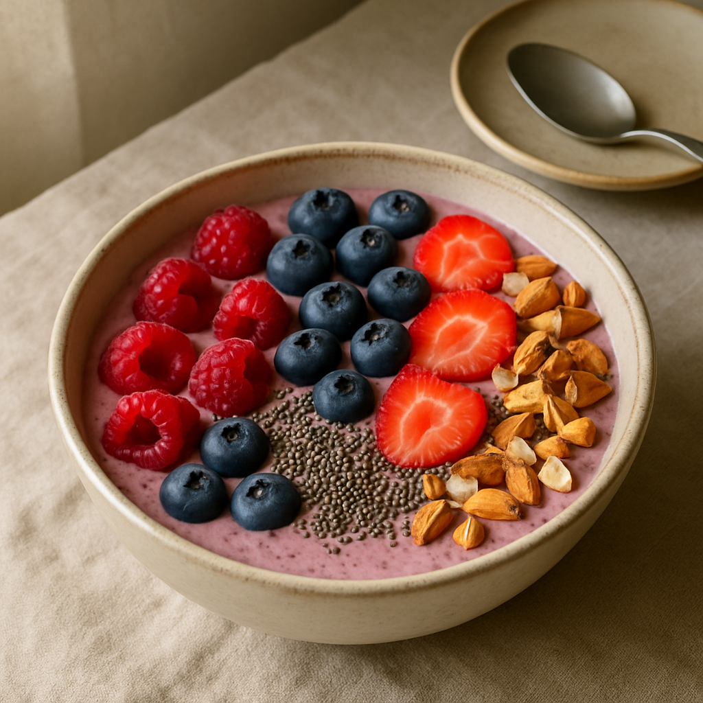Keto Berry Smoothie Bowl