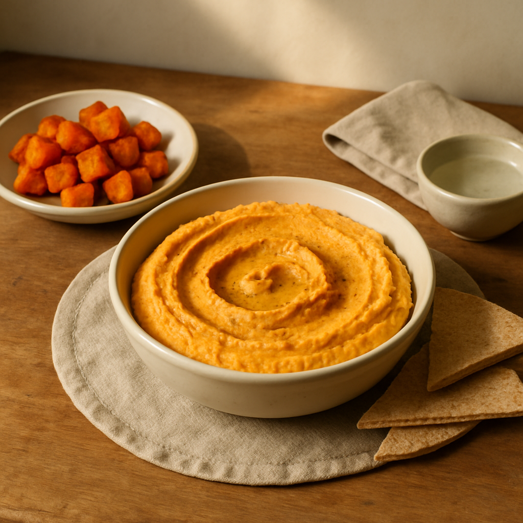 Tatlı Patatesli Humus