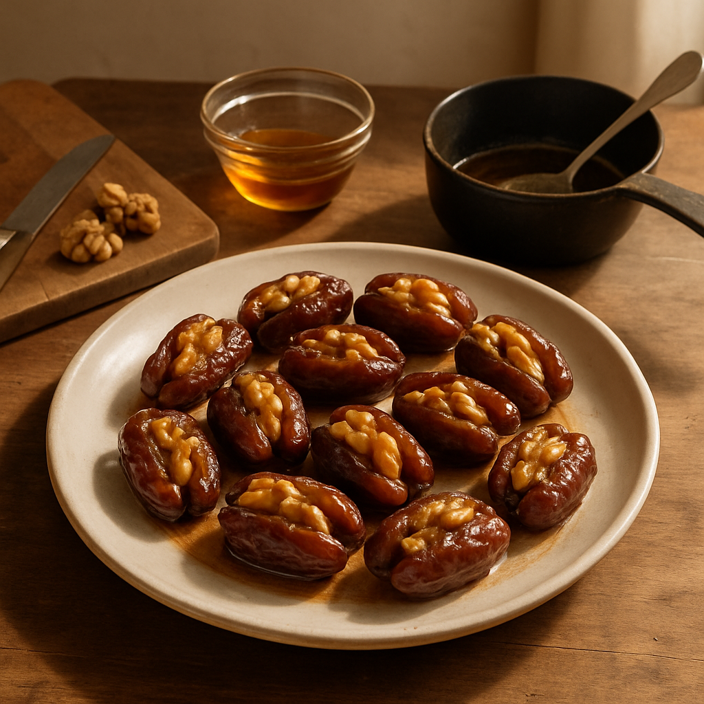 Stuffed Dates with Walnuts