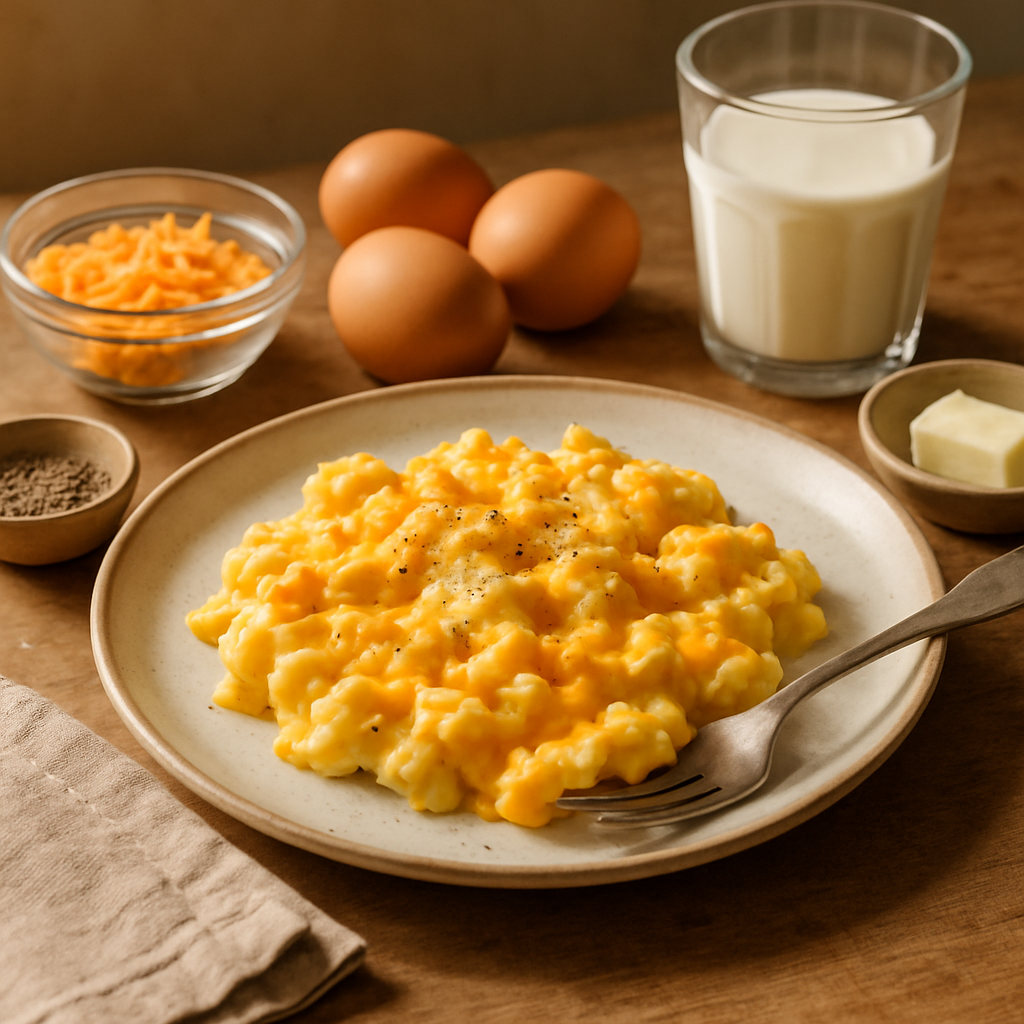 Cheesy Scrambled Eggs