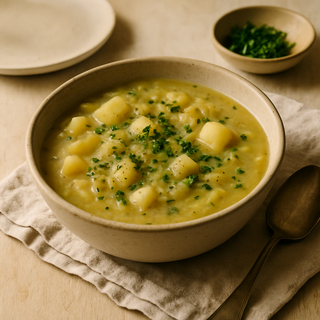 Vegan Potato Leek Soup