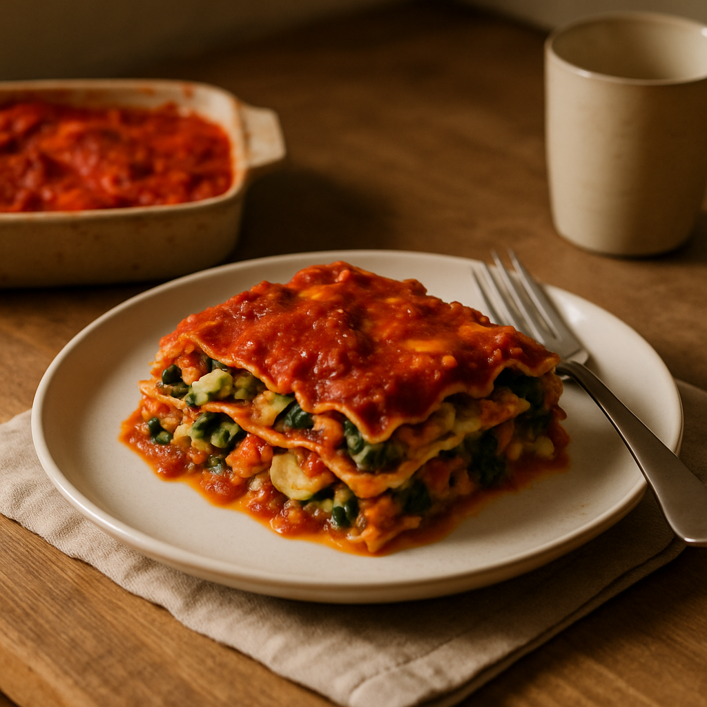 Gemüselasagne mit Ricotta