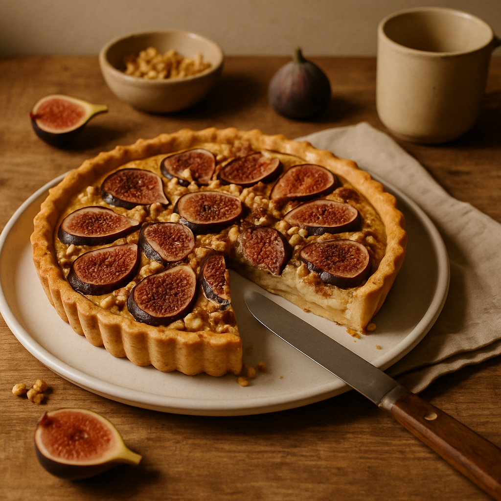Fig and Walnut Tart