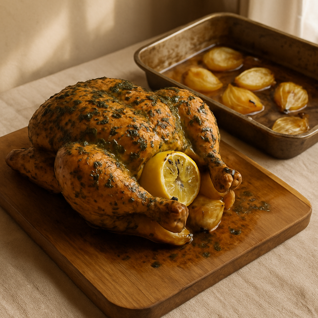 Poulet Rôti aux Herbes