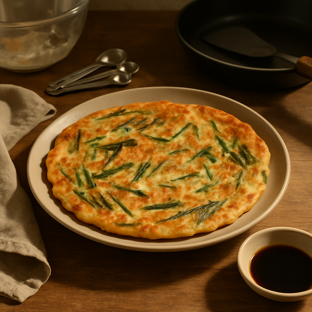 Yeşil Soğanlı Pajeon