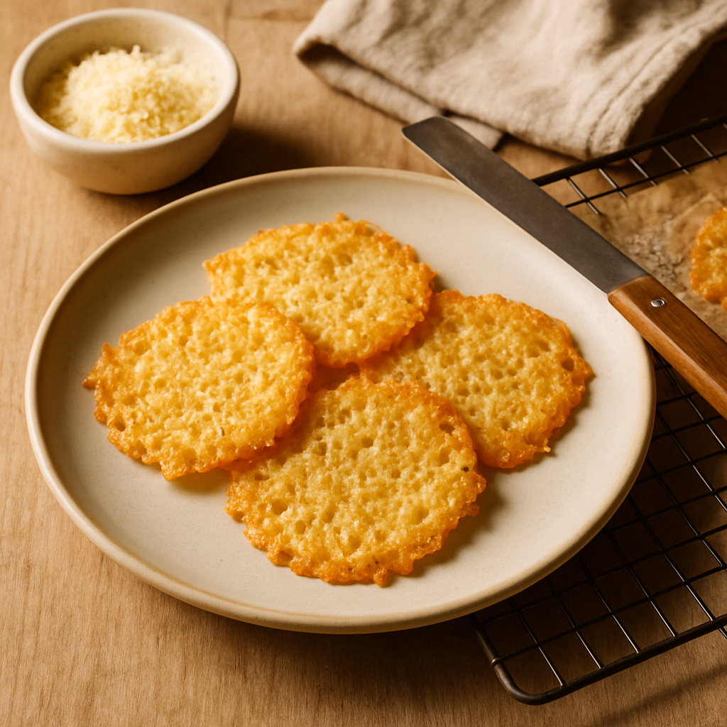 Herzhafte Käsechips