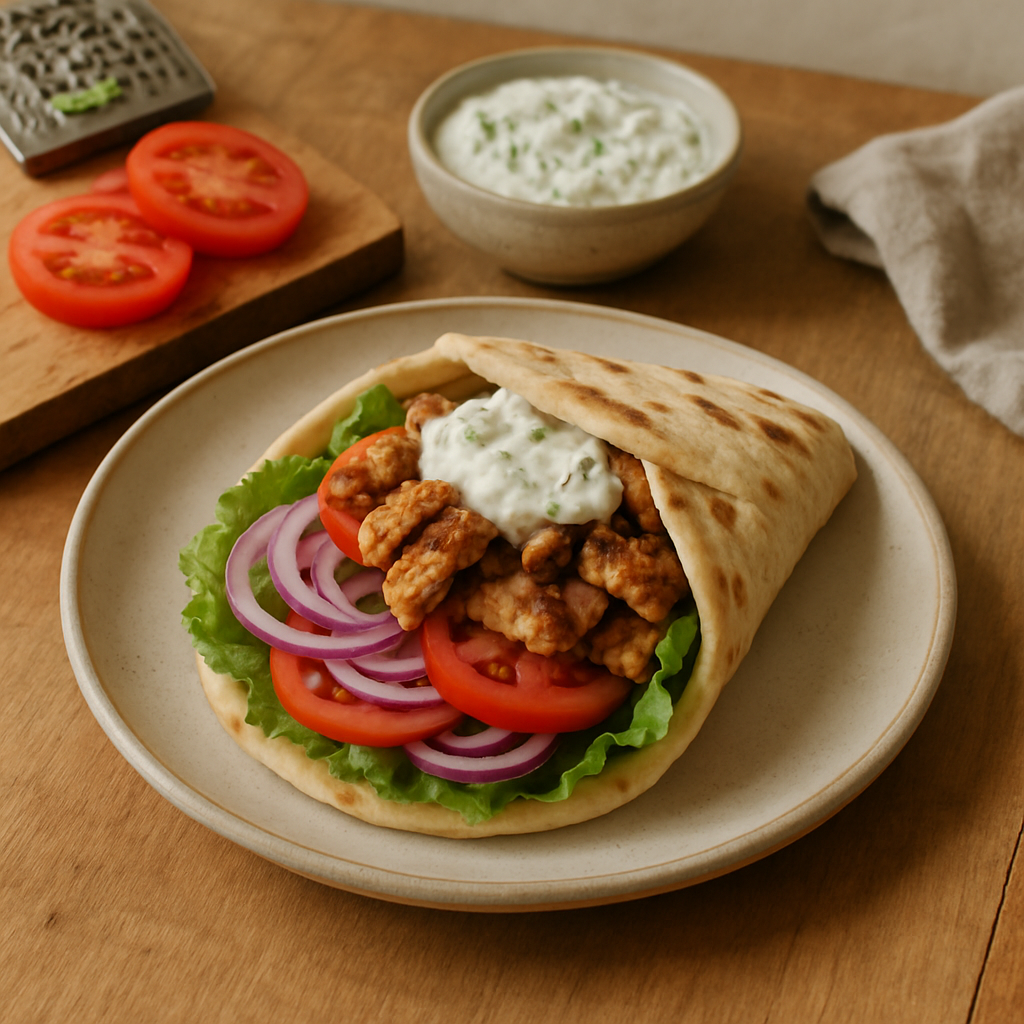 Chicken Gyros with Tzatziki
