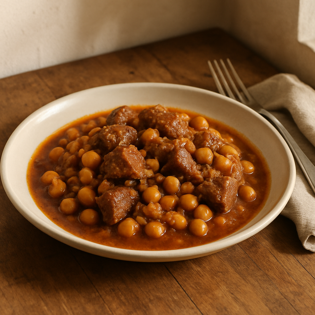 Lamb and Chickpea Tagine