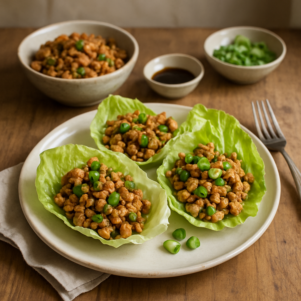 Asian Chicken Lettuce Wraps