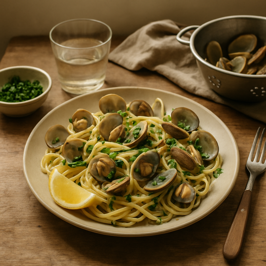 Kum Midyeli Linguine