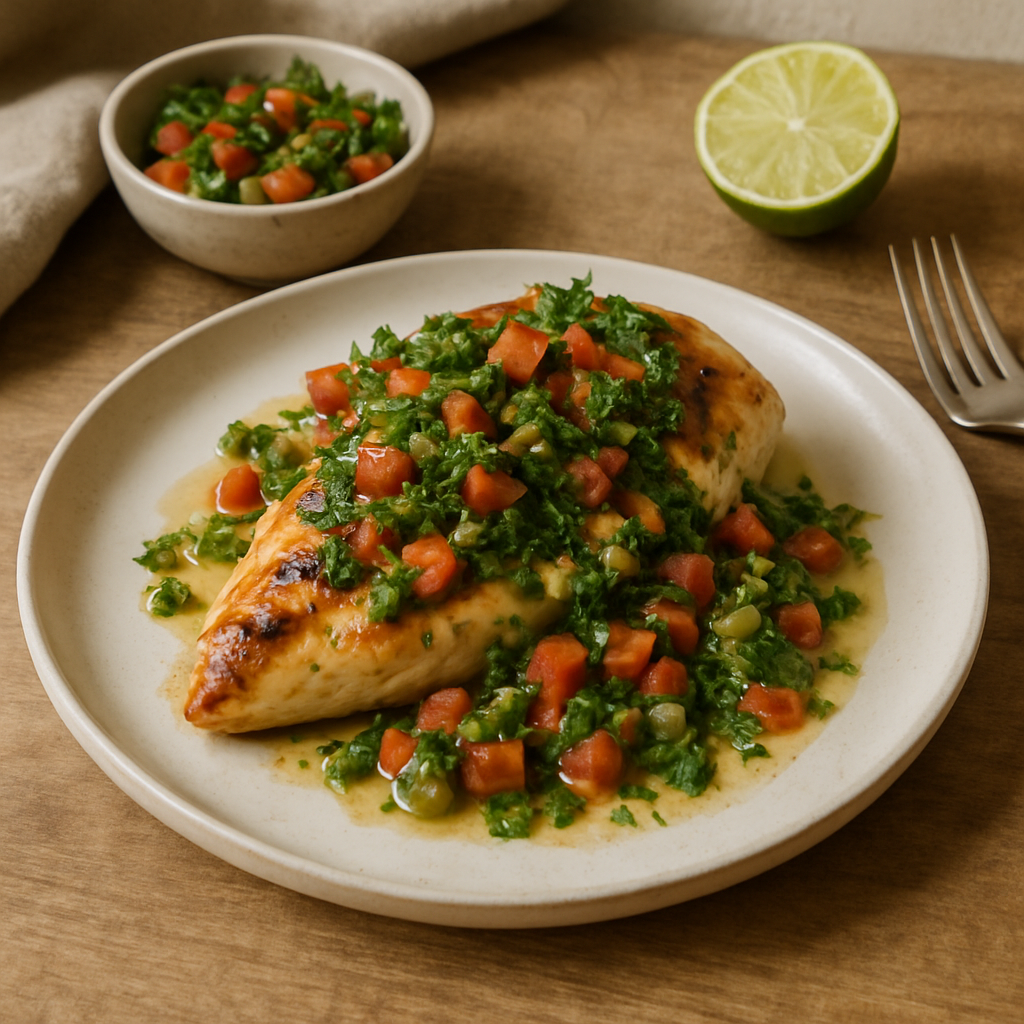 Grilled Chicken with Salsa Verde