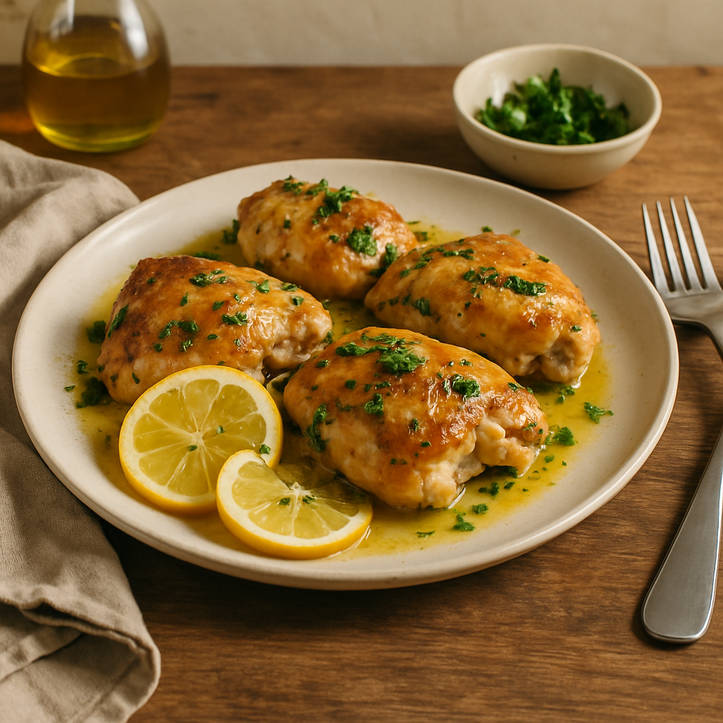 Chicken Thighs with Lemon Butter