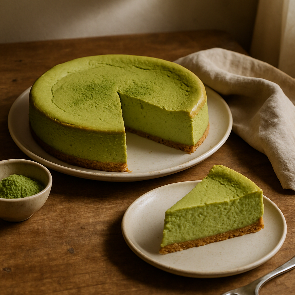 Matcha Green Tea Cheesecake