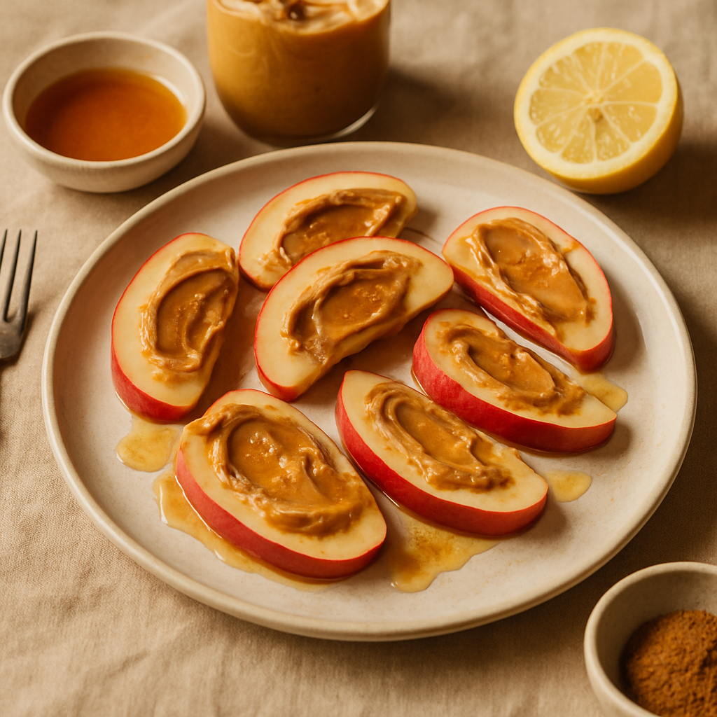 Apple Slices with Peanut Butter