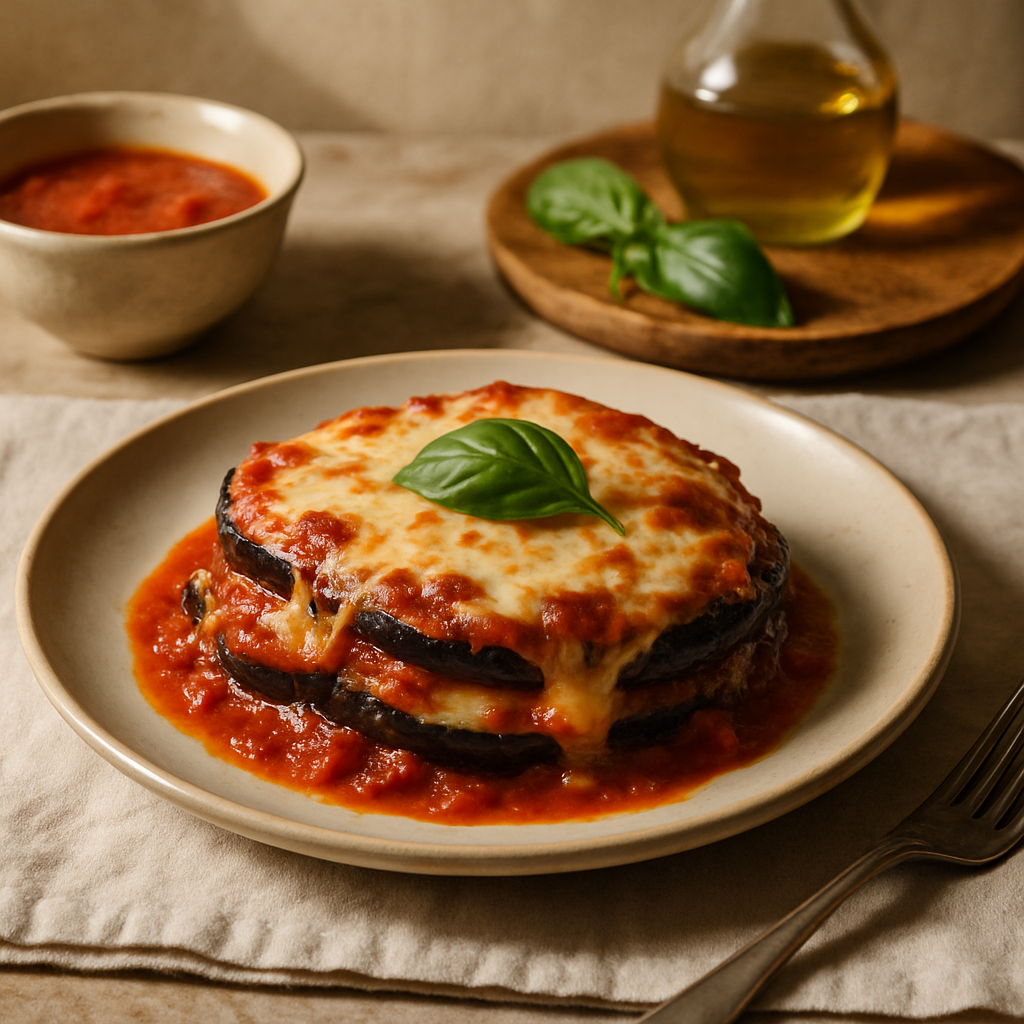 Patlıcan Parmesan (Glutensiz)