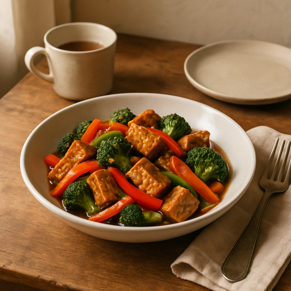 Sebzeli Tempeh Sote