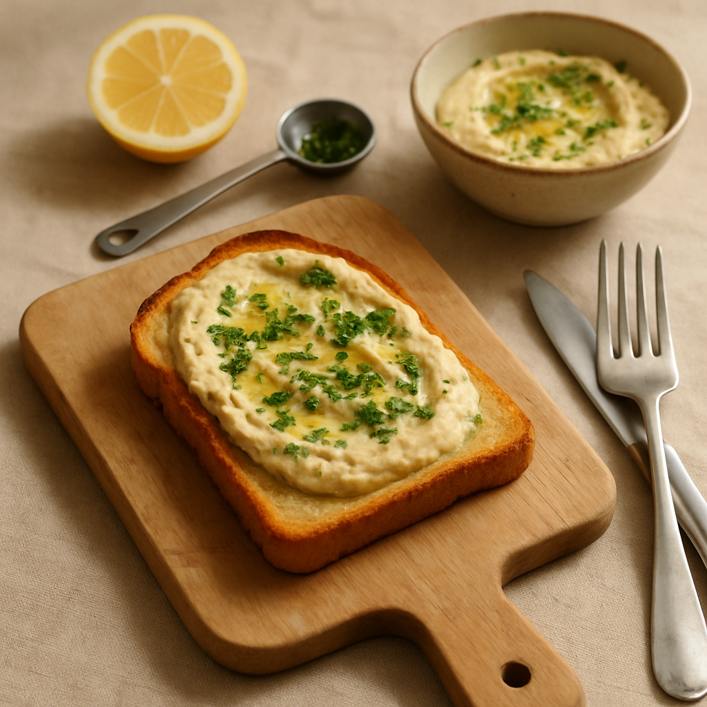 Limonlu Otlu Humuslu Tost