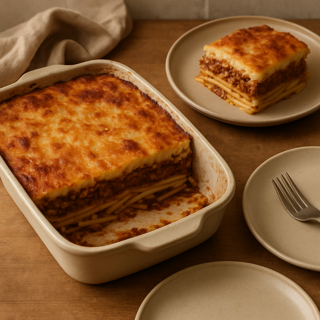 Pastitsio Bake