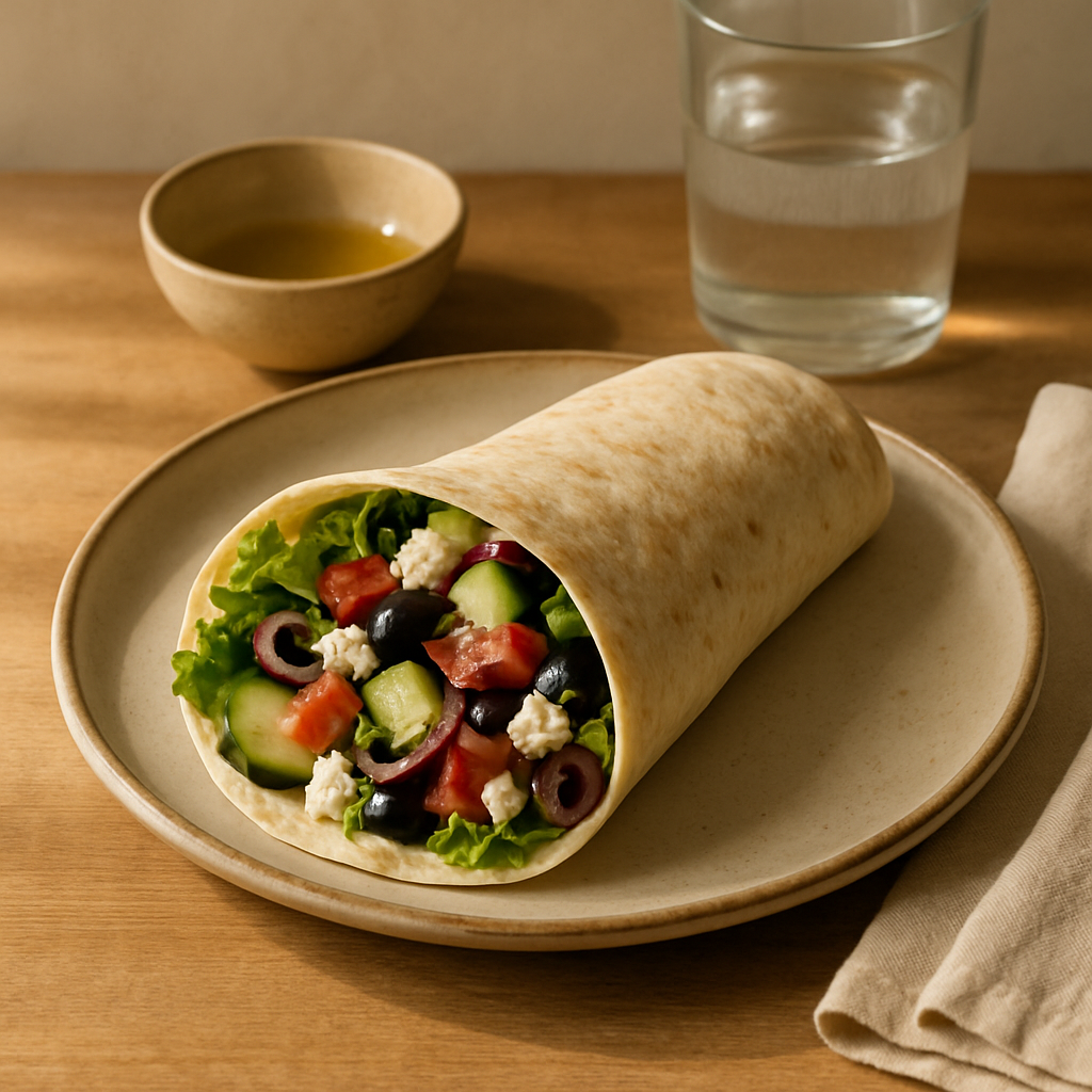 Mediterraner Gemüse-Wrap
