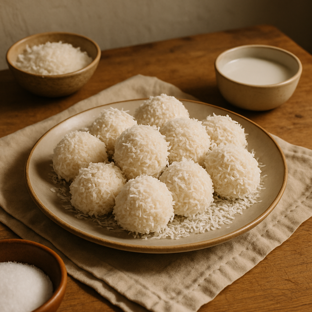 Kokos-Reisbällchen