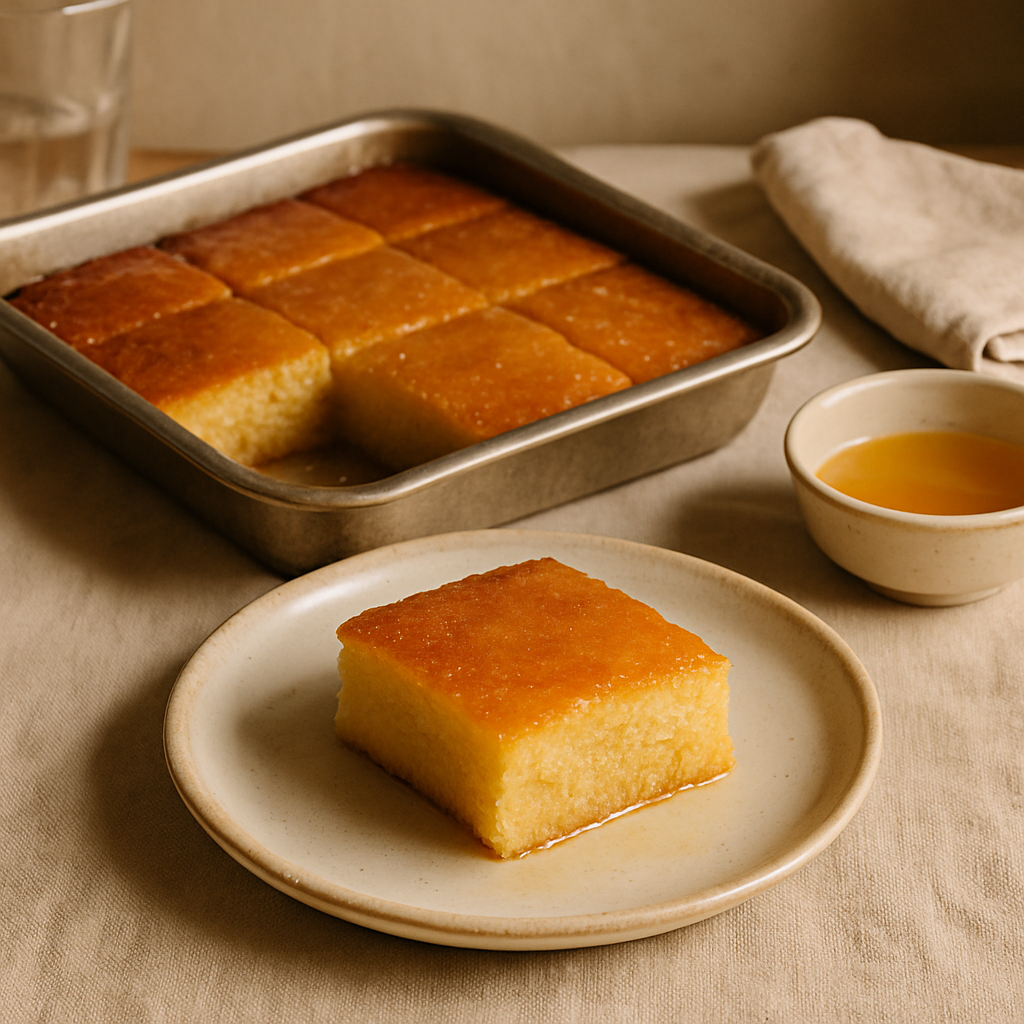 Revani Semolina Cake