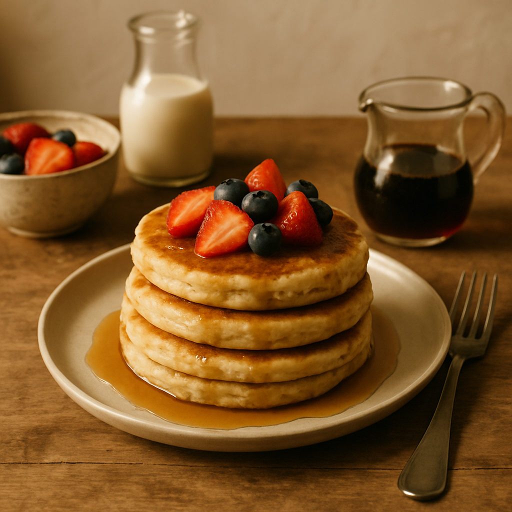 Fluffige vegane Pancakes