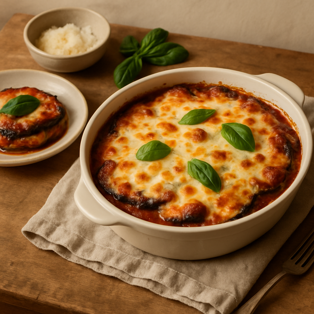 Auberginen-Parmesan-Auflauf