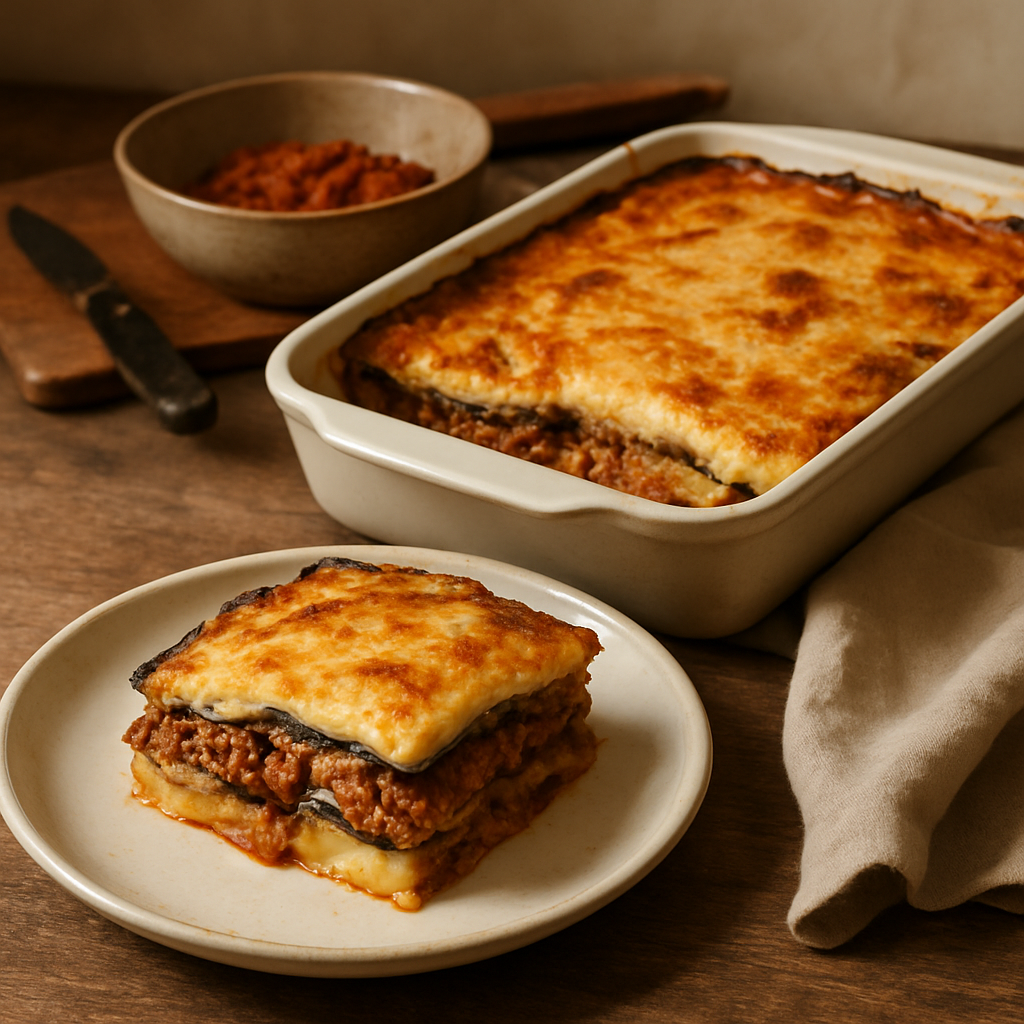 Moussaka mit Rindfleisch