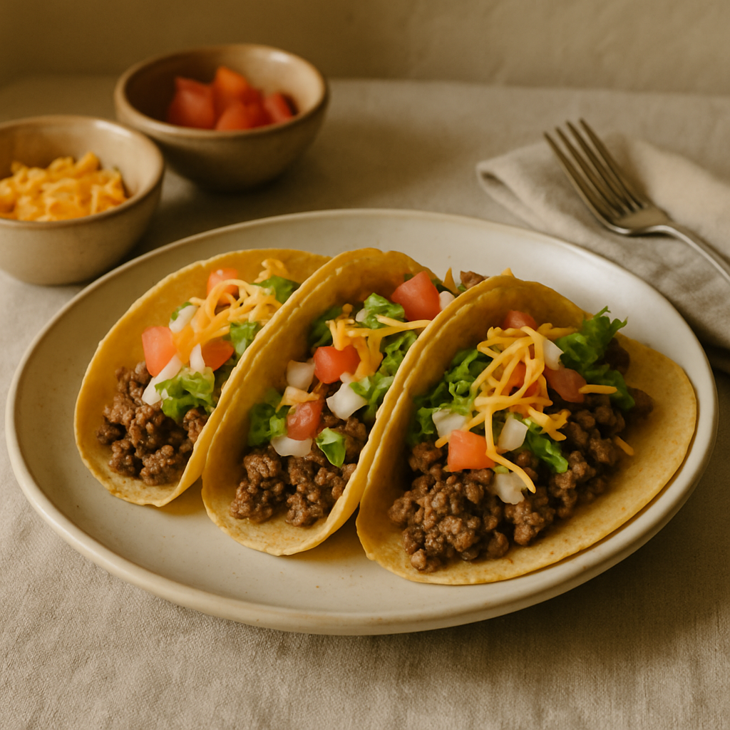 Mısır Tortillalı Dana Etli Taco