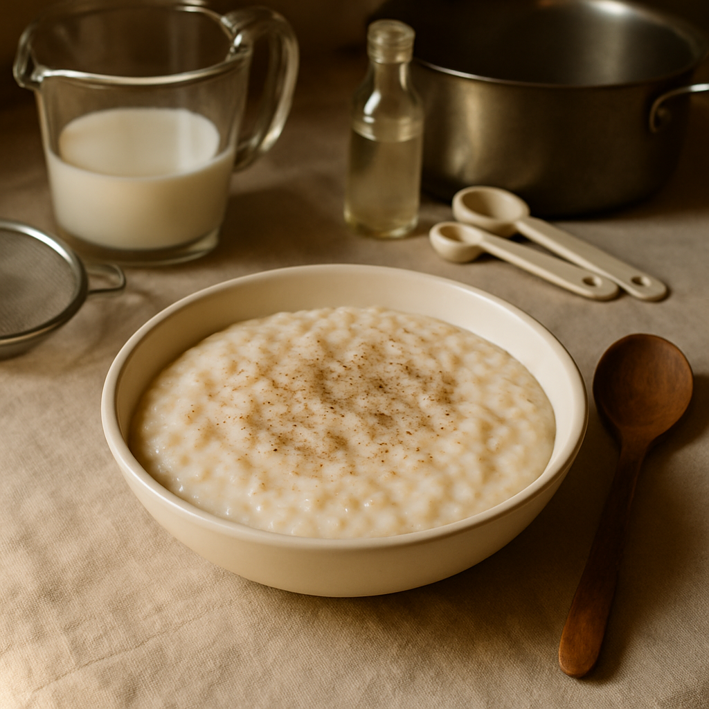 Milchreis mit Rosenwasser