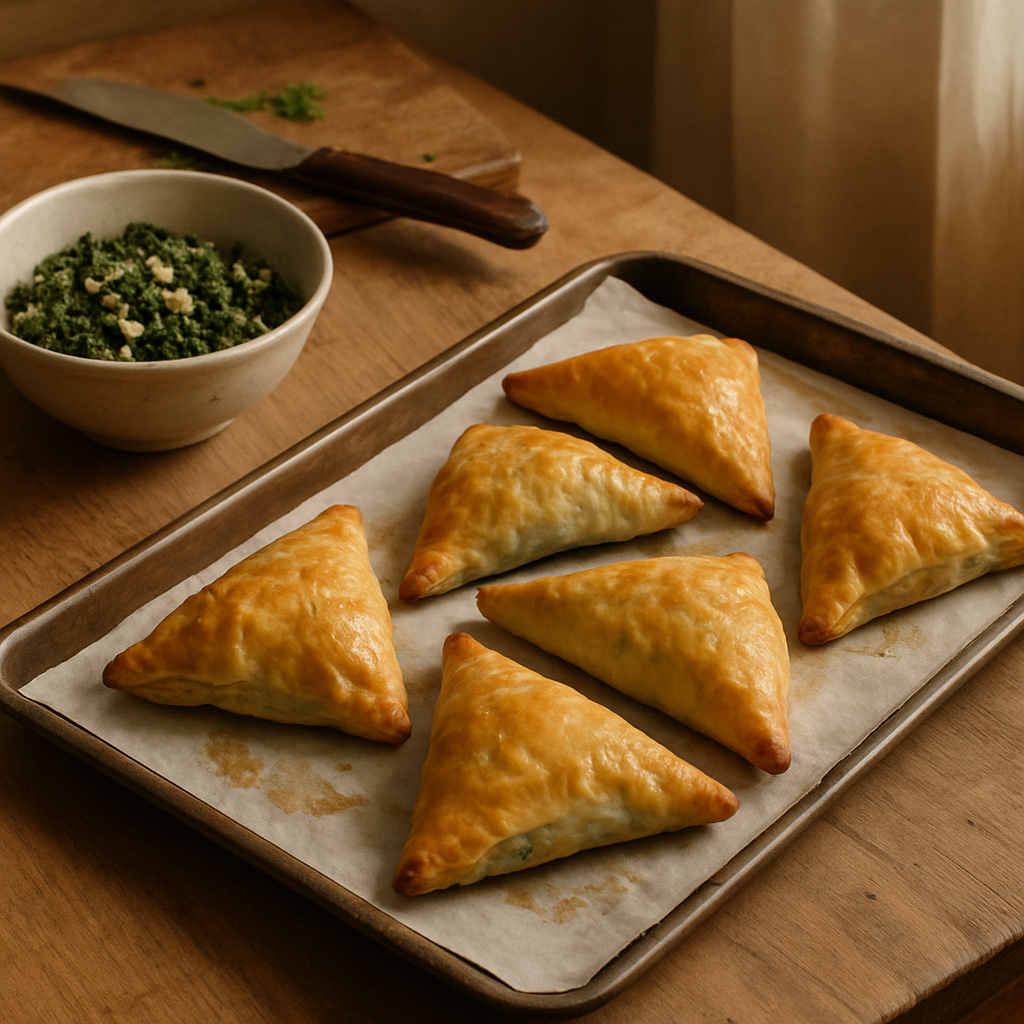 Spinach and Dill Hand Pies