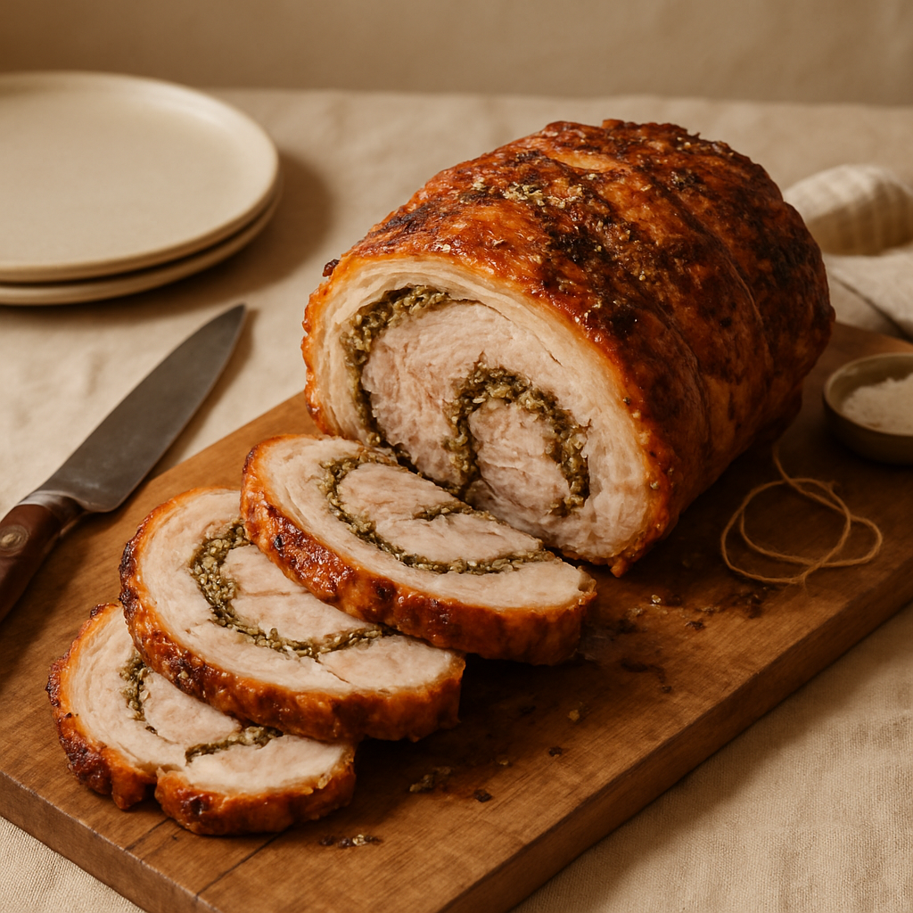 Italienischer Porchetta-Braten