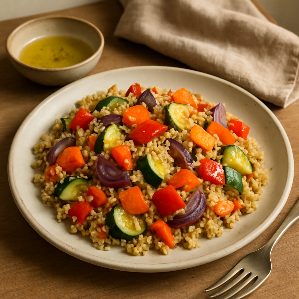 Quinoa Salad with Roasted Vegetables