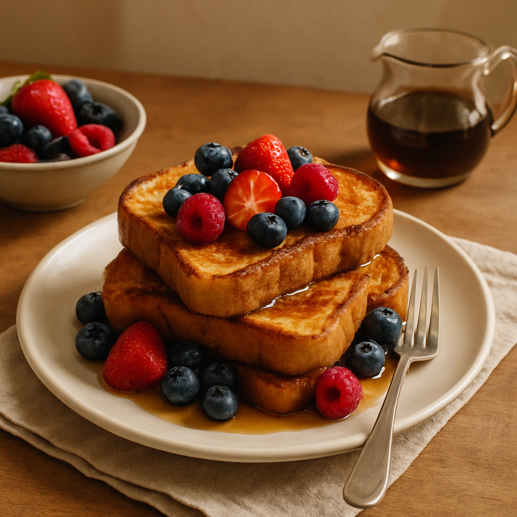 French Toast mit Beeren