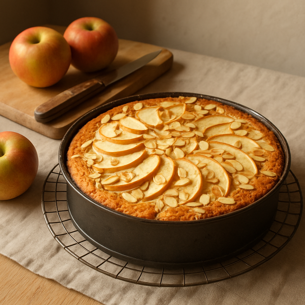 German Apple Quark Cake