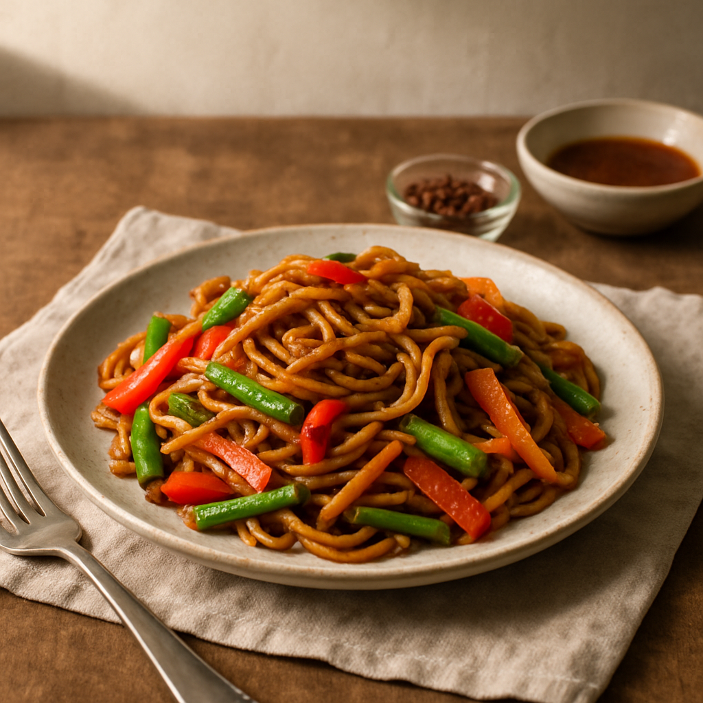 Sebzeli Sichuan Usulü Erişte