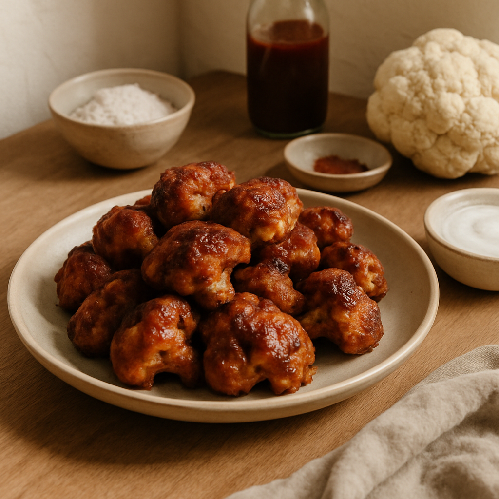 BBQ-Blumenkohl-Wings