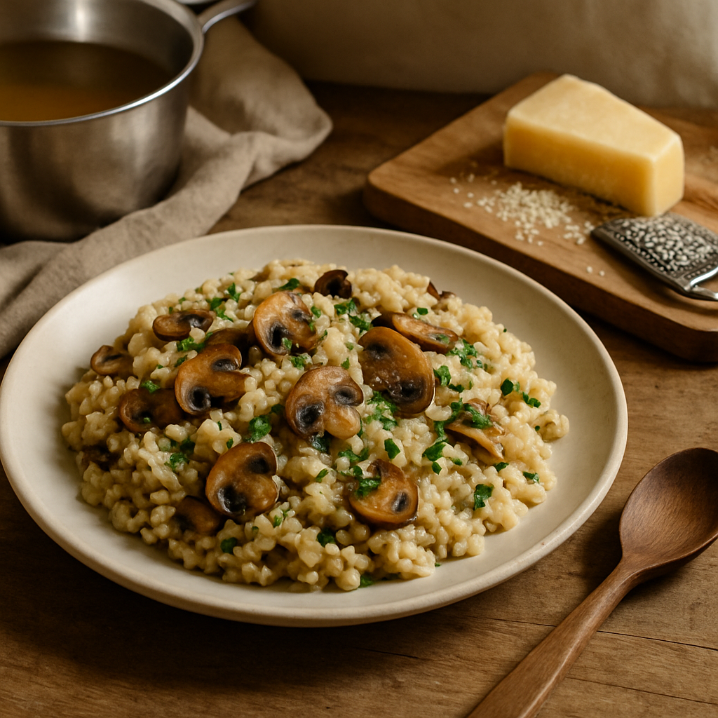 Mantarlı Risotto