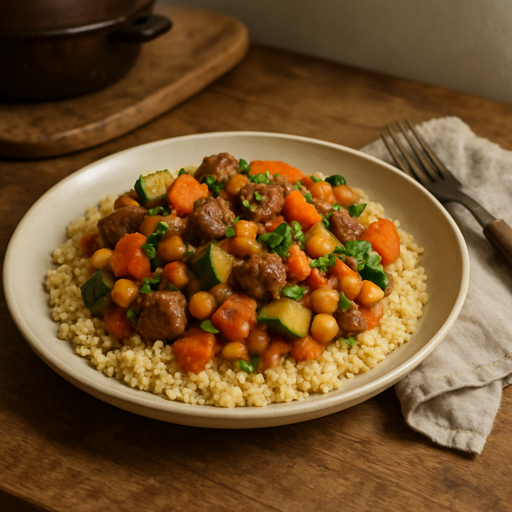 Lamm-Couscous mit Gemüse
