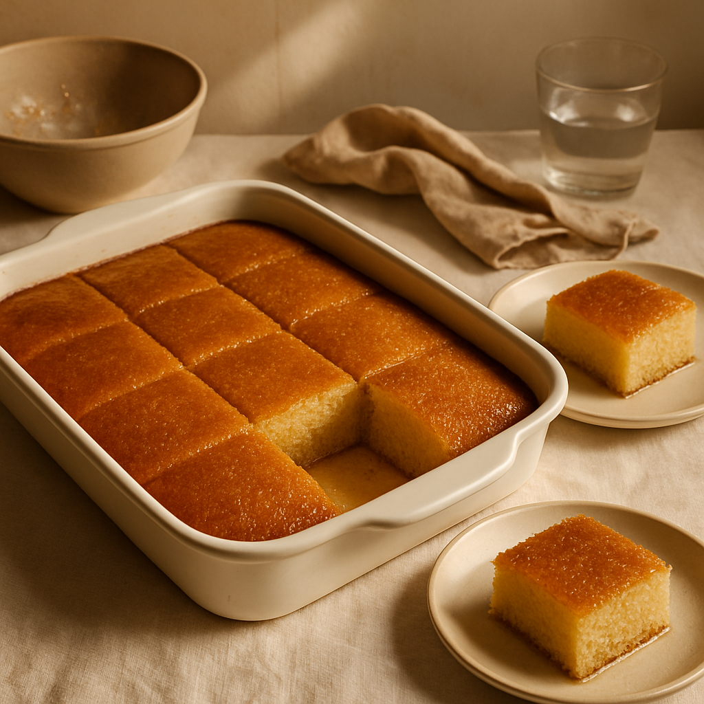 Revani Semolina Cake